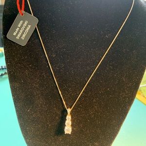 Swarovski Zirconia 3 stone pendant